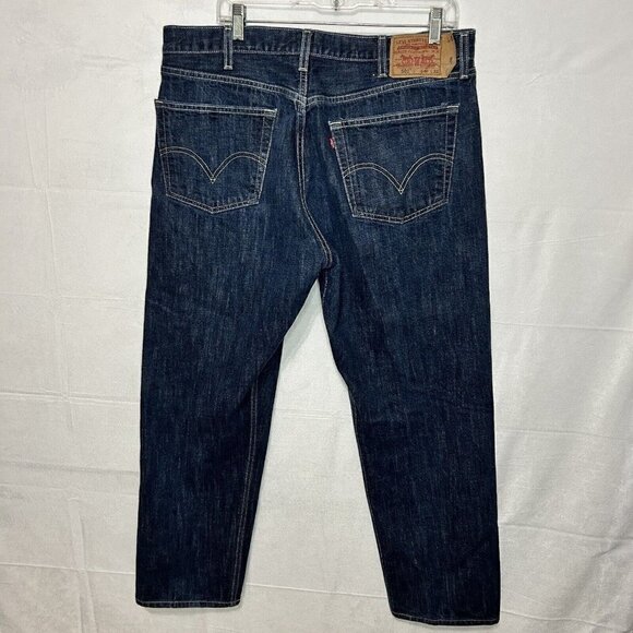 Levis 501 Jeans Regular Button Fly Straight Leg Denim Tag: 40x32 Actual: 38x30 - Picture 8 of 13